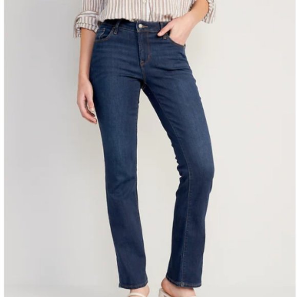 Old Navy Denim - Old Navy Low Waist Straight Leg Jeans  Size 8 Short NWOT  Vintage